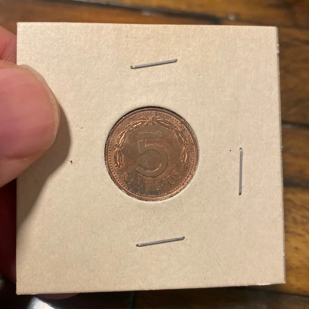 5 REPUBLIC DE VENEZUELA 1974 coin - Picture 1 of 2